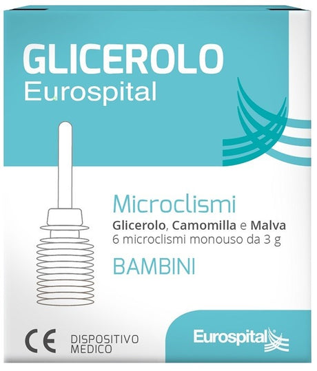 eurospital microclismi glicerolo bambini 6 pezzi eurospital ean 8010161700147