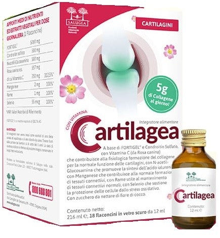salugea reload cartilagea salugea 18 flaconcini da 12 ml salugea ean 8059591580783
