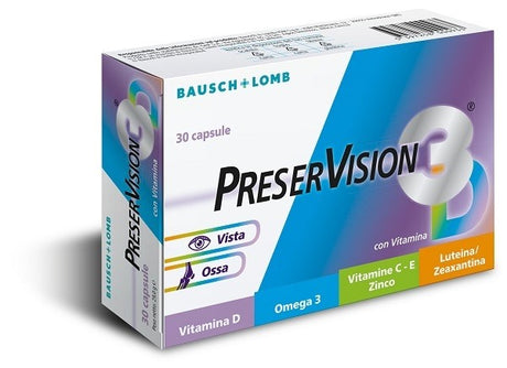 bausch lomb iom preservision 3d 30 capsule molli preservision ean 5397258000933