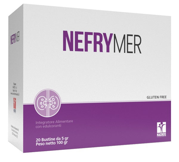 nacros nefrymer 20 bustine nacros ean 8058697510359