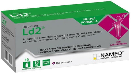 named disbioline ld2 10 flaconcini da 10 ml named ean 8058269352653