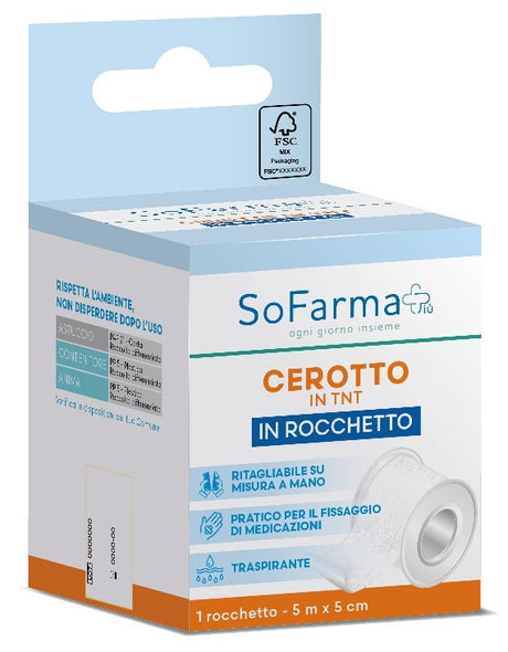 sofarmapiu rocchetto tessuto non tessuto m 5x5 cm sofarmapiu sofarmapiu ean 8017990120665