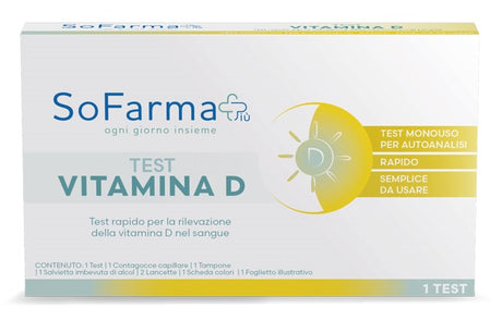 sofarmapiu test autodiagnostico vitamina d 1 pezzo sofarmapiu sofarmapiu ean 8054320670209