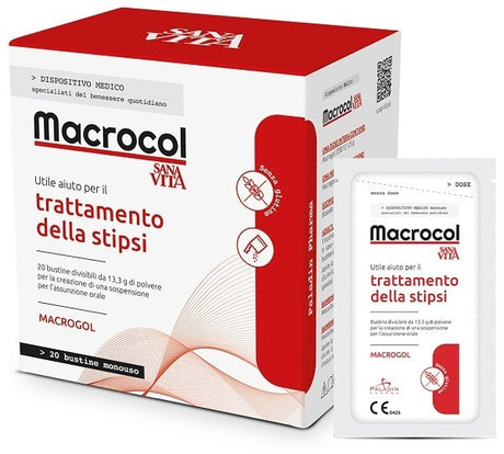 paladin pharma sanavita macrocol plus 20 bustine da 1381 g ean 8052049553131