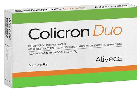 aliveda colicron duo 15 capsule 15 compresse laboratori aliveda