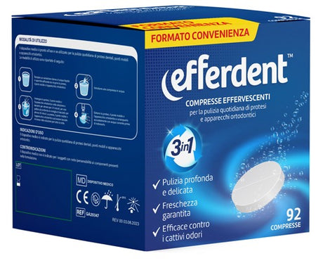 pikdare efferdent 92 compresse effervescenti efferdent ean 8034140674298