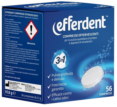 pikdare efferdent 56 compresse effervescenti efferdent ean 8034140674281