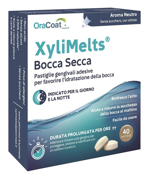 jakinmed xylimelts 40 pastiglie neutro ean 0810037910810