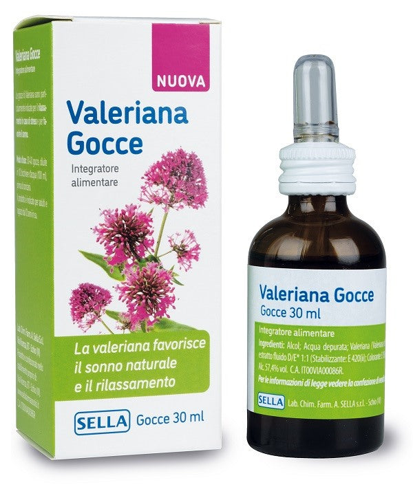 sella valeriana gocce 30 ml ean 8032632602453
