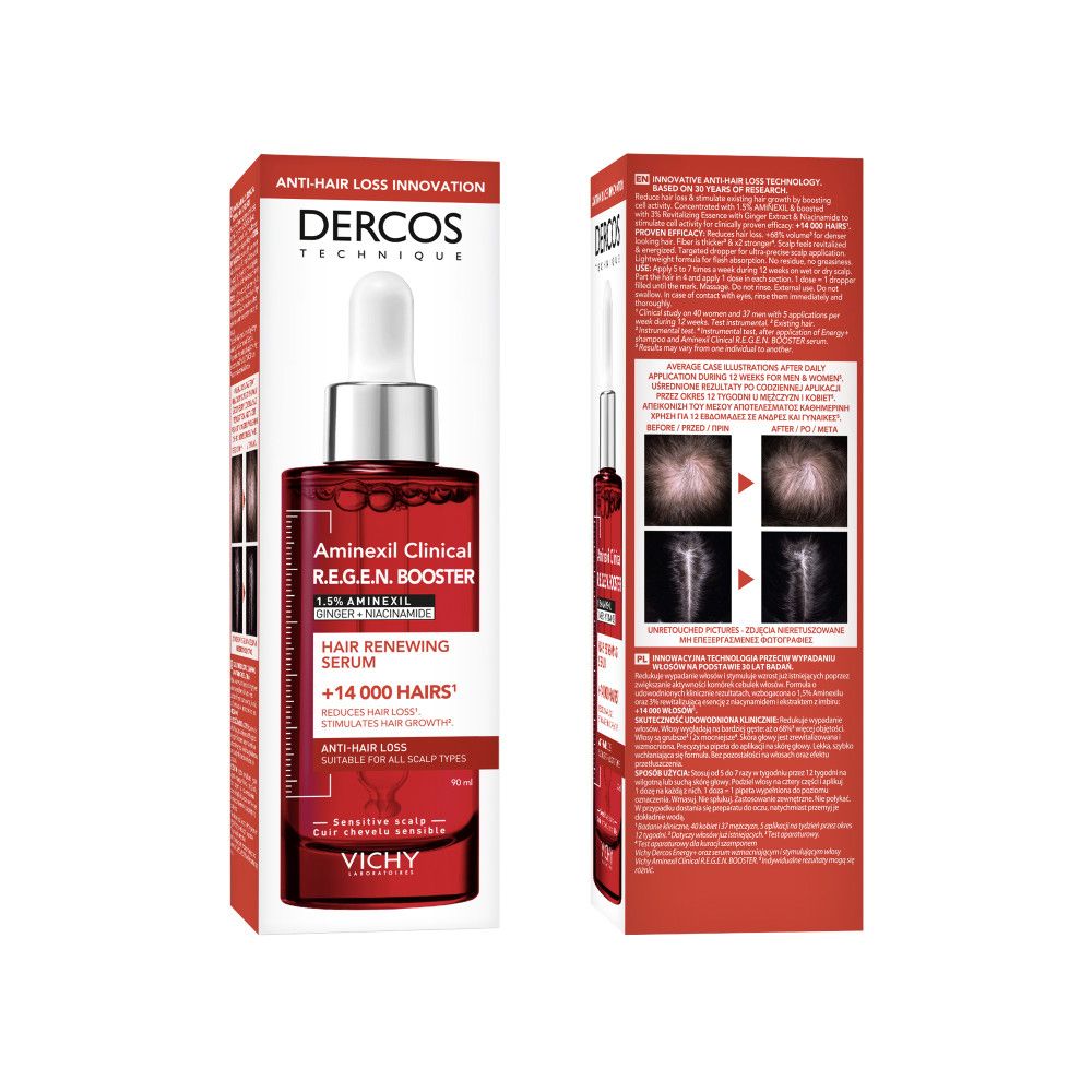 Sérum Aminexil Regen Dercos Technique 90 Ml Vichy