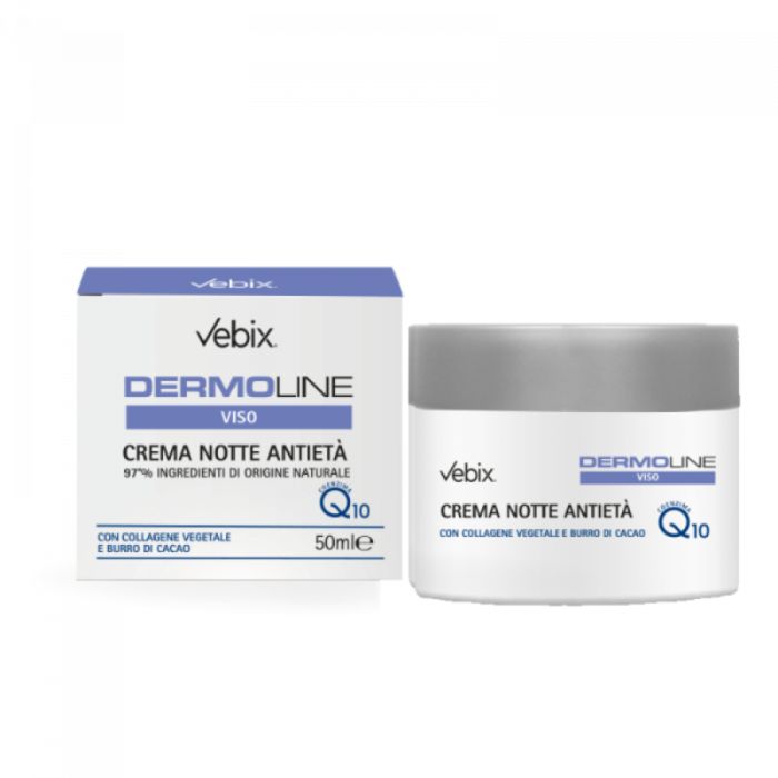 Vebix Dermoline Visage Crème de Nuit Anti-âge 50 Ml Vebix