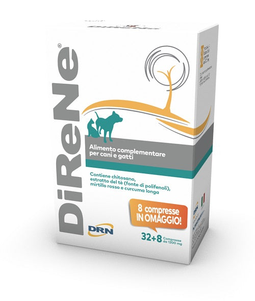 drn direne 40 compresse cane gatto ean 8032644302006