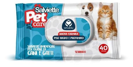 seta blu setablu salviette pet con pop up 40 pezzi setablu ean 8059174597108