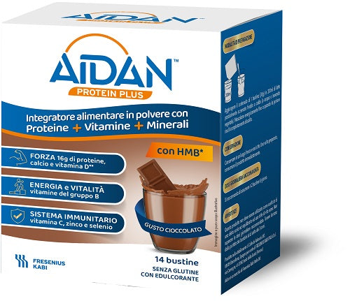 fresenius aidan protein plus cioccolato 14 bustine ean 4051895039220