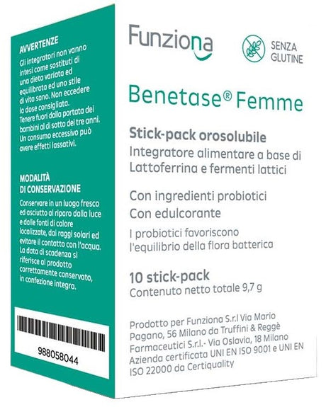 funziona benetase femme 10 stick pack funziona