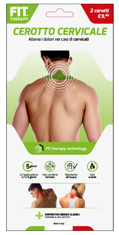 of course italia fit therapy cerotto cervicale 2 pezzi ean 8051277674083