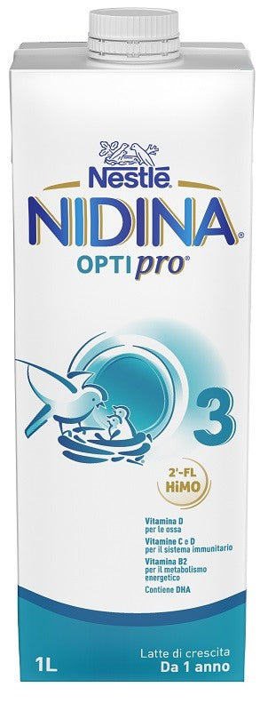 nestle italiana nidina optipro 3 liquido 1 litro nidina ean 8445290527127