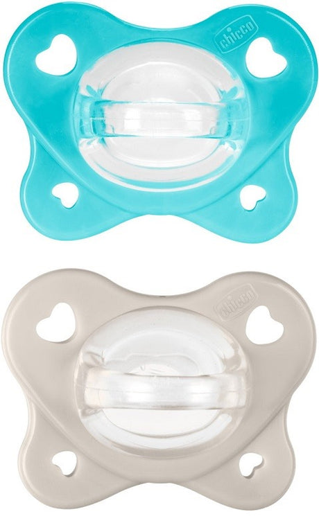 artsana chicco chicco dual soft succhietto azzurro 6 16 mesi 2 pezzi chicco ean 8058664175451