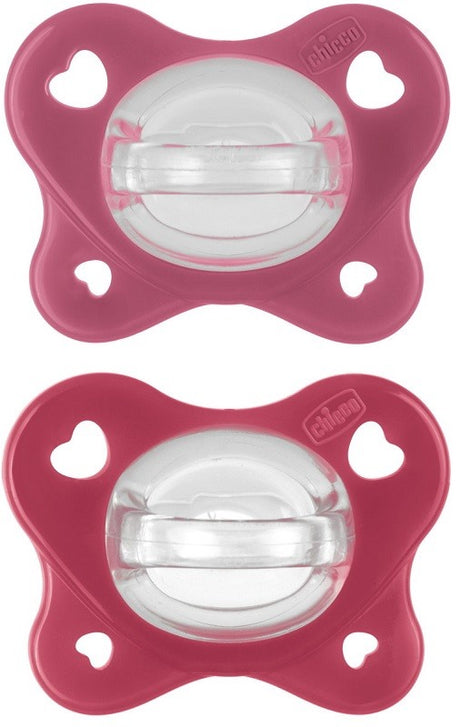 chicco artsana chicco dual soft succhietto rosa 16 36 mesi 2 pezzi chicco ean 8058664175437