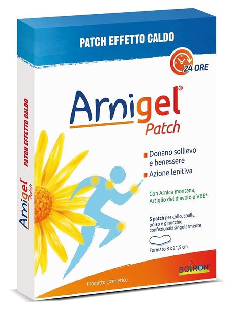 boiron srl arnigel patch warm collo 5 pezzi arnigel ean 8052432891260