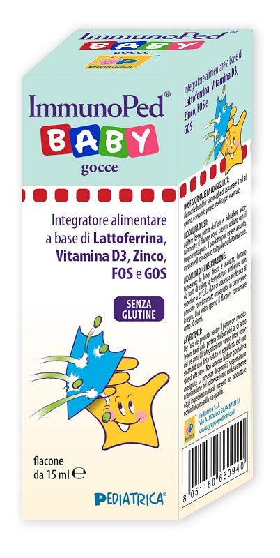 pediatrica immunoped baby gocce 15 ml pediatrica ean 8051160660940