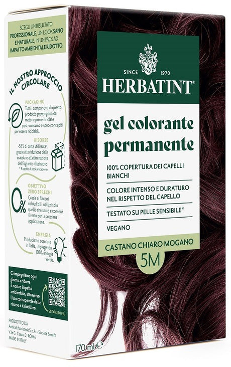 antica erboristeria spa herbatint 5m castano chiaro mogano 170 ml herbatint ean 8016744807616