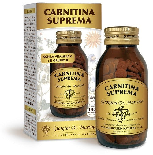 giorgini ser vis carnitina suprema 180 pastiglie 90 g giorgini ean 8058045127048
