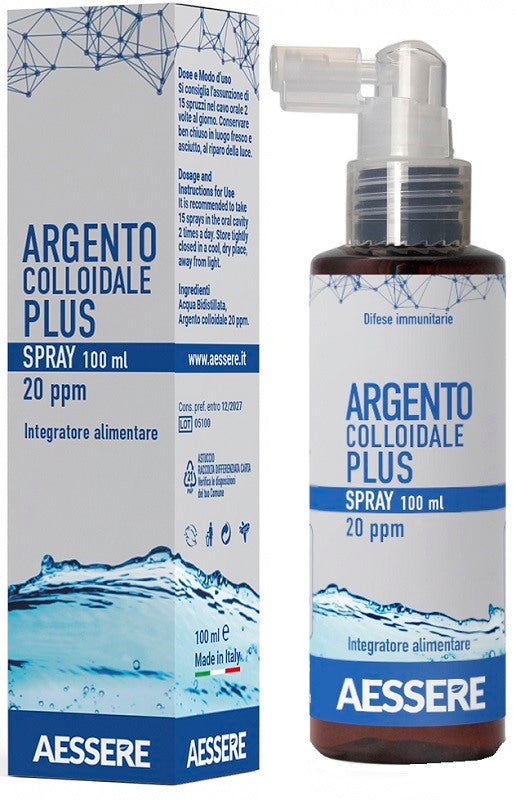 arnica ingross argento colloidale plus 20ppm spray 100 ml aessere ean 8002461642098
