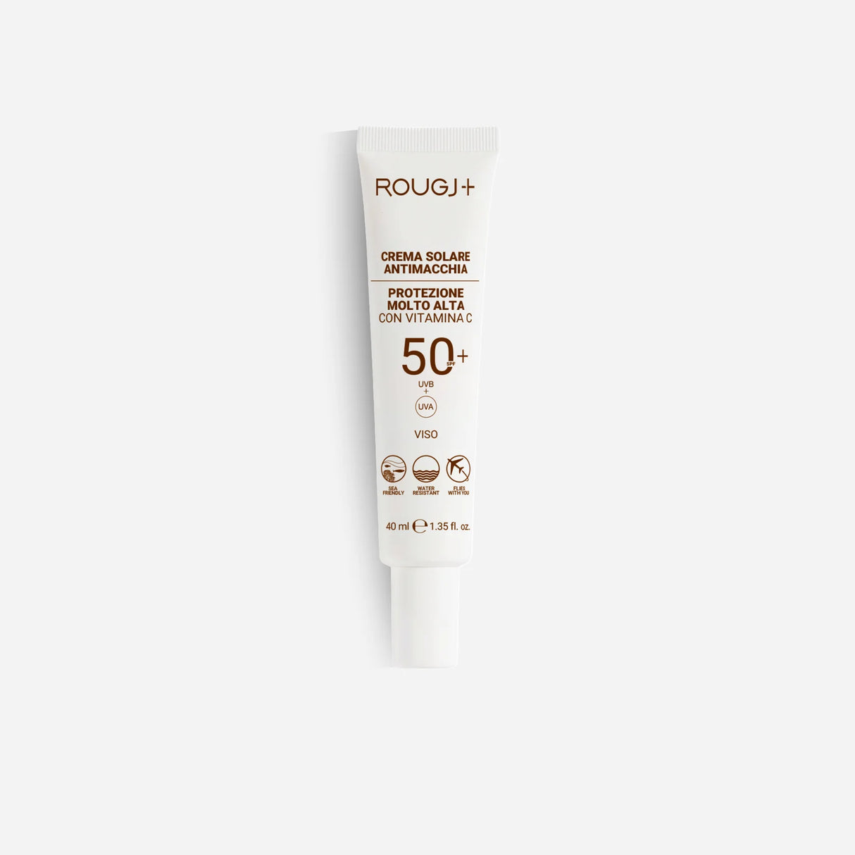 Rougj Crème Solaire Visage 50+ Antimacchia 40 Ml Rougj