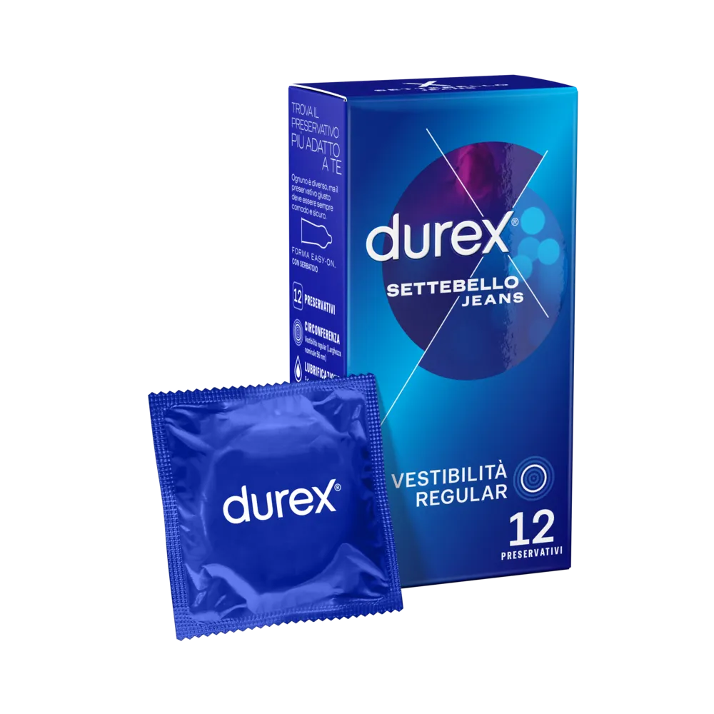 Préservatif Durex Settebello Jeans 12 Pièces Durex