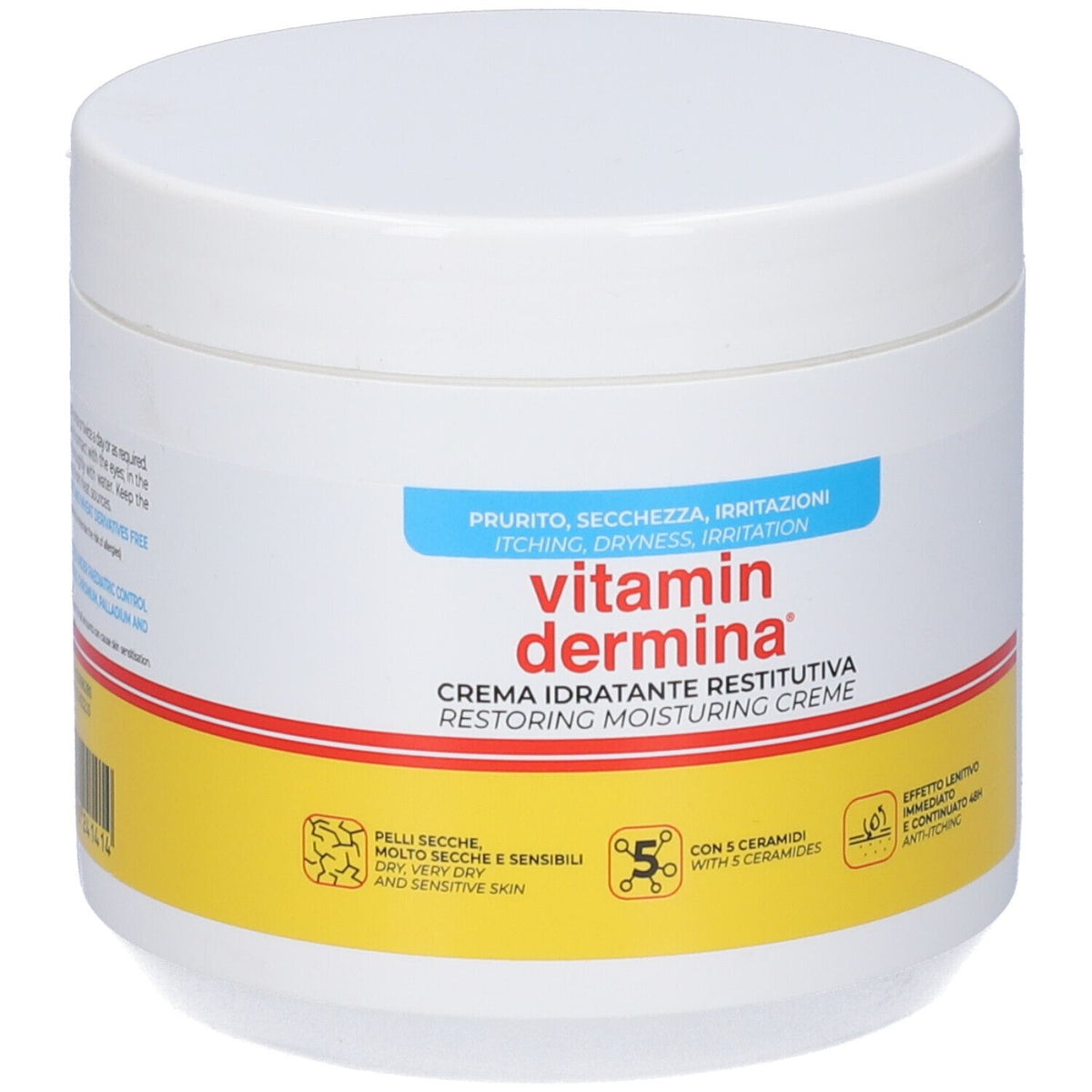 Crème Hydratante Restitutive Vitamindermina 400 Ml Vitamindermina