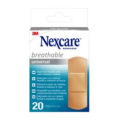 3m italia cerotto preparato nexcare universal n0320ns 0 19x72mm 20 pezzi nexcare ean 4054596746442