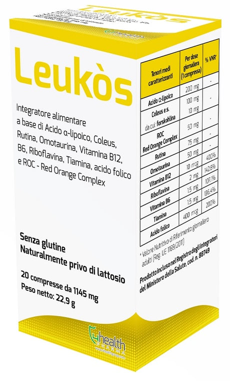 4 health leukos 4h 20 compresse divisibili 4 health