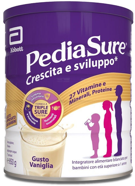 abbott pediasure crescitasviluppo vaniglia 850 g pediasure ean 8710428022264
