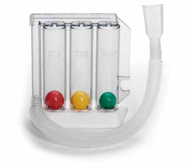 air liquide medical syst dispositivo per esercitazione della respirazione con inspirazione monopaziente respiprogram corpo a 3 camere con indicatori mobili con tubo e boccaglio in polietilene air liquide medical syst ean 0701197491205