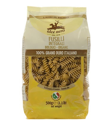 alce nero fusilli integrali bio 500 g alce nero ean 8009004100053