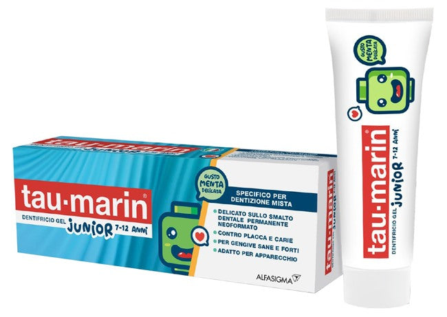 alfasigma tau marin dentifricio junior 7 12 anni 50 ml ean 8020030110649