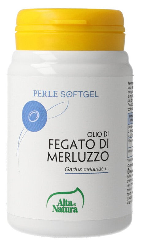 alta natura inalme srl fegato di merluzzo 100 perle pilloliera 40 g alta natura ean 8050534214062
