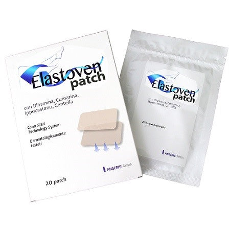 anseris farma elastoven patch 20 cerotti transdermici anseris farma ean 8050030160047