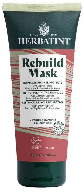 antica erboristeria herbatint rebuild mask 200 ml ean 8016744807388