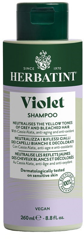 antica erboristeria herbatint violet shampoo 260 g ean 8016744807326