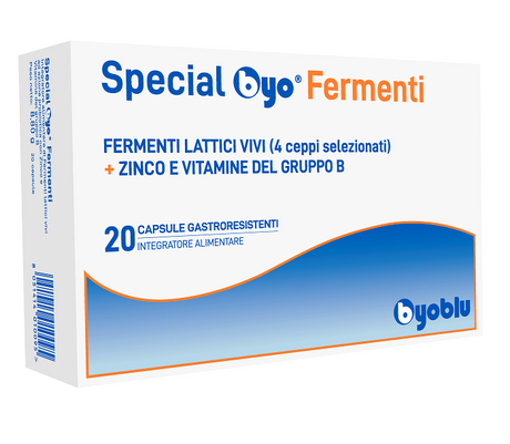 aurora biosearch srl special byo fermenti 20 capsule gastroresistenti special byo ean 8051414010095