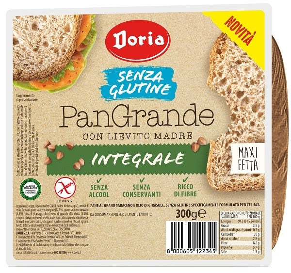 bauli doria pangrande integrale rb 300 g doria ean 8000605122345