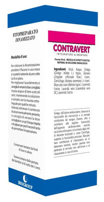 biogroup societa benefit contravert 50 ml soluzione idroalcolica biogroup