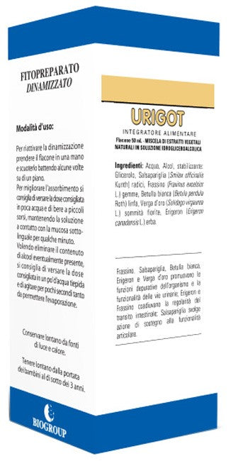 biogroup societa benefit urigot 50 ml soluzione idroalcolica biogroup