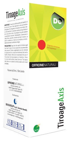 biogroup tiroage axis soluzione idroalcolica 50 ml officine naturali