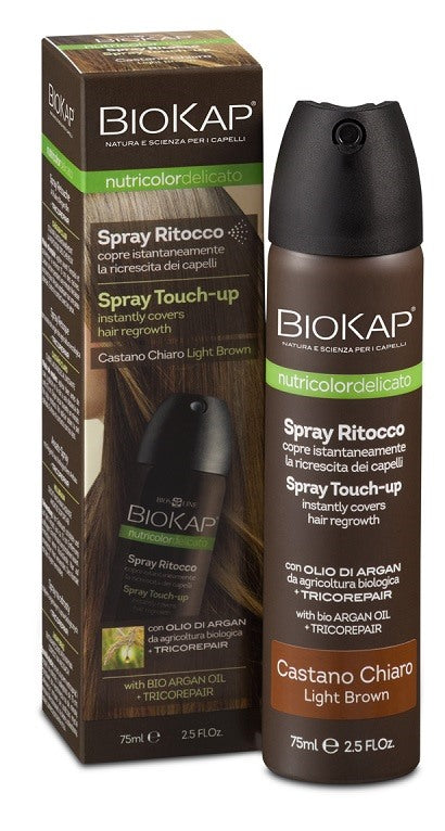 bios line bios line biokap nutricdel spray ritocco castano chiaro 75 ml biokap ean 8030243011749