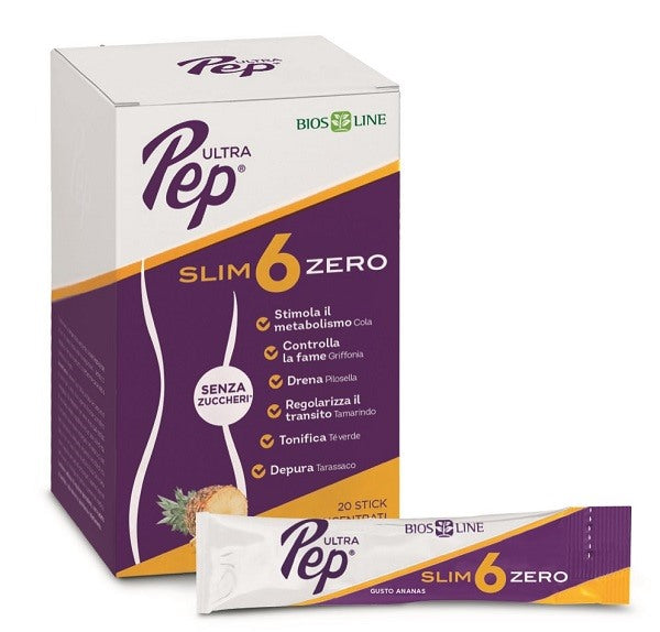 bios line ultra pep slim 6 zero ananas 20 stick ultra pep ean 8030243036209