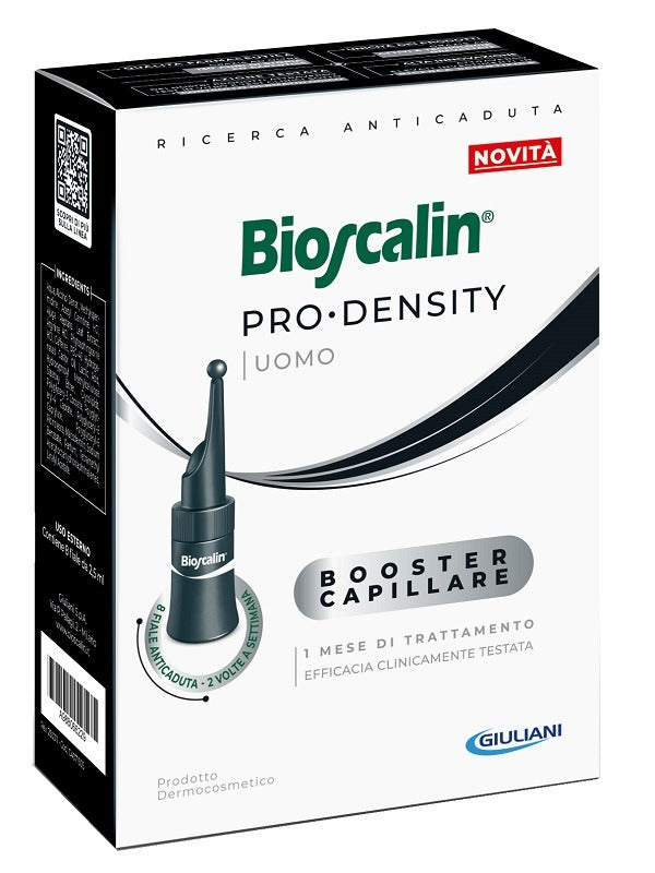 bioscalin bioscalin pro density uomo booster capillare 8 fiale x 25ml bioscalin ean 8032523250169