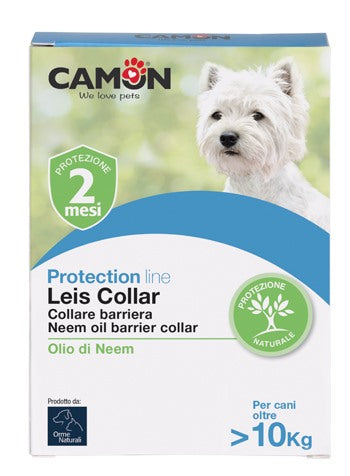 camon leis collare barriera con olio di neem cane 60 cm l 12 pezzi camon ean 8019808196404